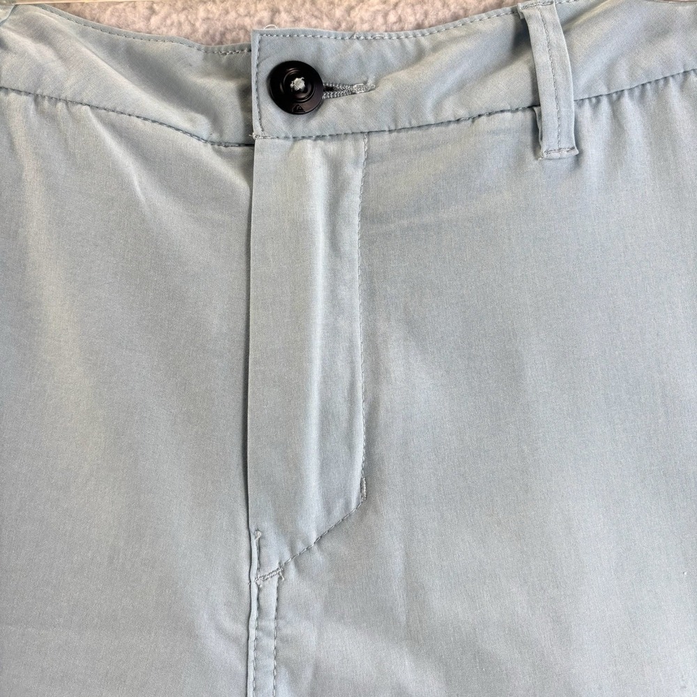 Quiksilver Amphibian Shorts Mens 36 Light Blue Hybrid Board Shorts Quick Dry 9in - Picture 3 of 10